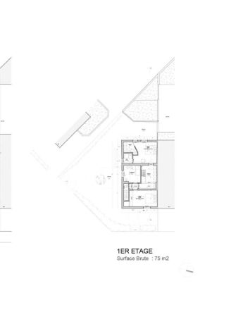 Plan 1er etage van elderen 5 auderghem