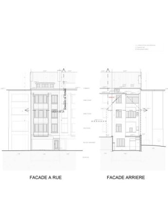 Facades rue arriere 58 molenbeek
