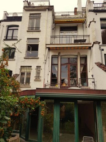 Photo facade arriere et annexe brugmann 86 forest