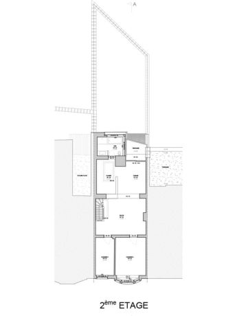 Plan 2eme etage thys 17 ixelles