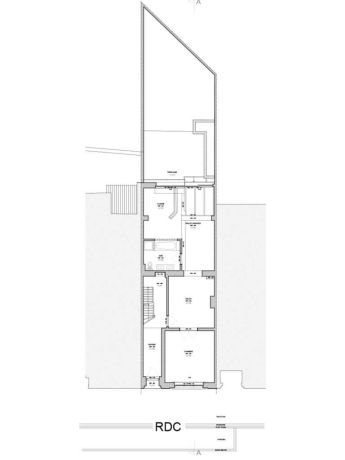 Plan rez de chaussee thys 17 ixelles