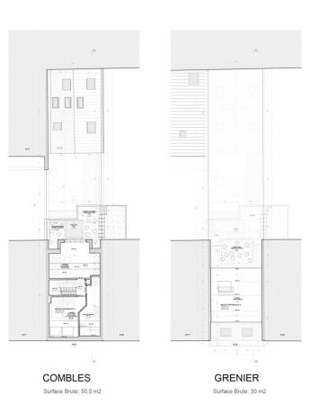 Plans combles grenier 69 etterbeek