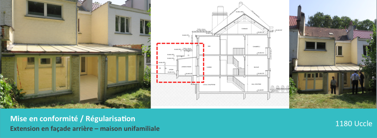 Uccle veranda permis