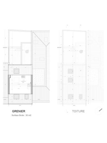 Plans grenier et toiture bernier 45 saint gilles