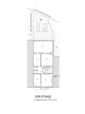 Plan 1er etage palais 248 schaerbeek
