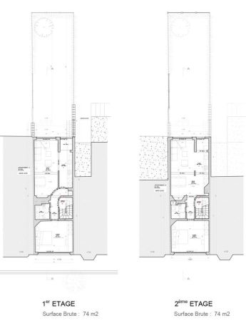 Plans 1er et 2eme etage gay 50 woluwe saint pierre